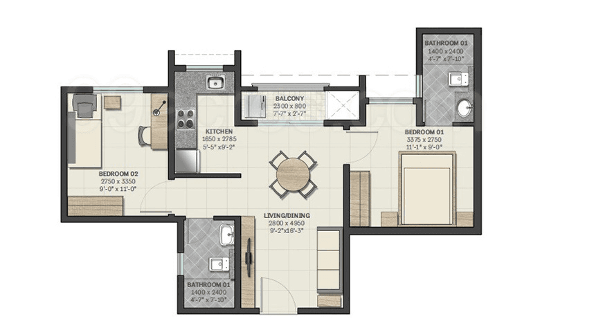 2_BHK