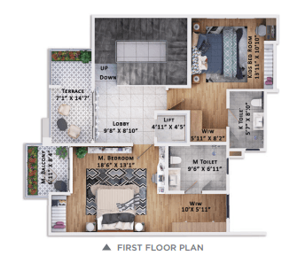 4 BHK Type 1